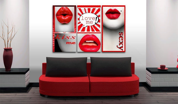 Quadro su tela - Kiss me! Love me! – IlyDecor