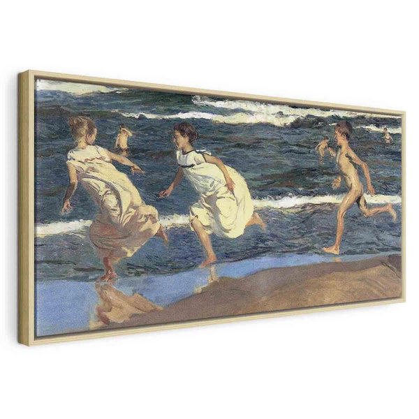 Quadro - Running along the Beach (Joaquín Sorolla y Bastida)