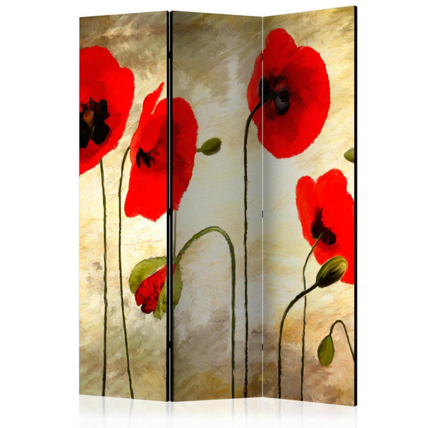 Separè per interni - Golden Field of Poppies [Room Dividers]