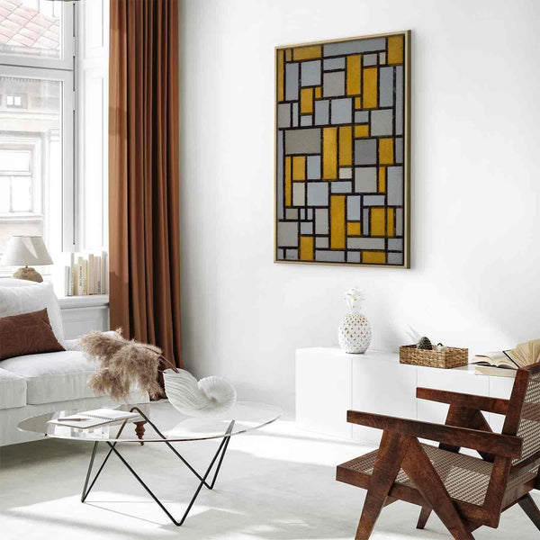 Quadro - Composition with grid 1 (Piet Mondrian)