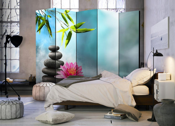 Separè per interni - Water Lily and Zen Stones II [Room Dividers]