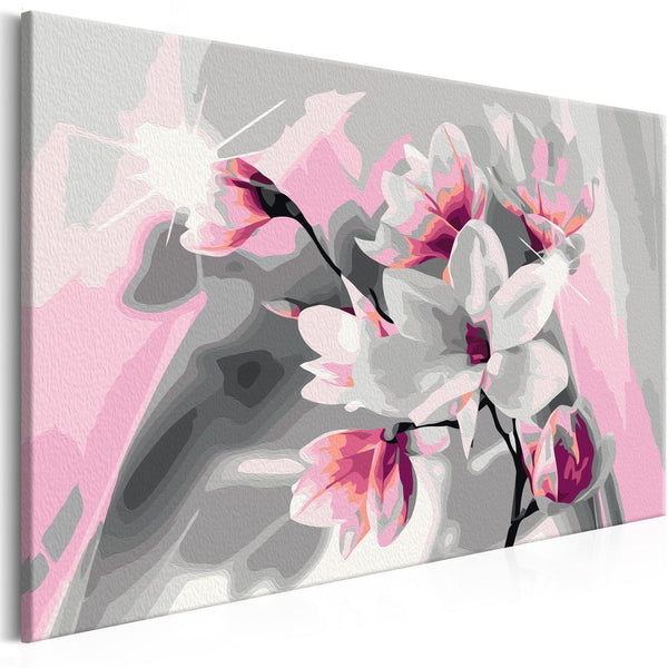 Quadro fai da te - Magnolia (Grey Background)