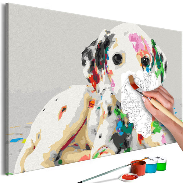 Quadro fai da te - Colourful Puppy