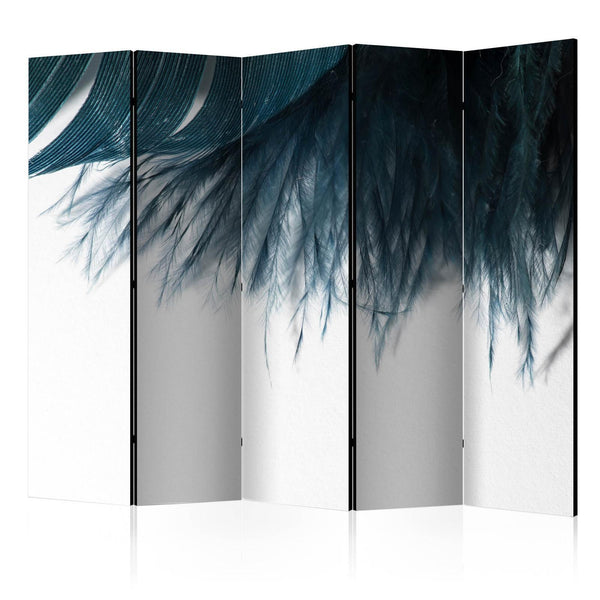 Separè per interni - Dark Blue Feather II [Room Dividers]