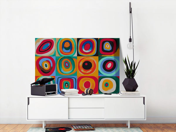 Quadro fai da te - Colourful Rings