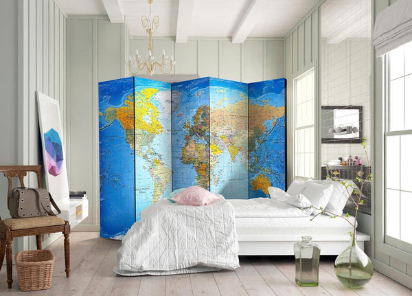 Separè per interni - World Classic Map  [Room Dividers]