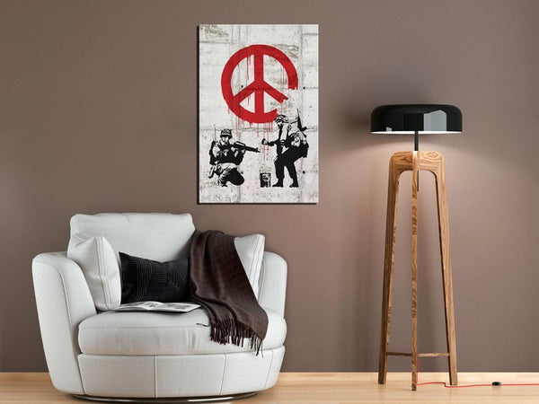 Quadro - Soldiers Painting Peace by Banksy