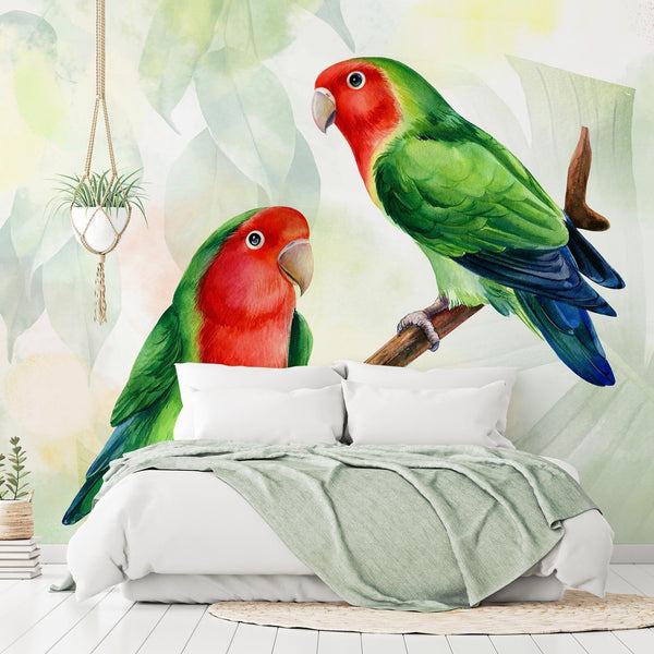 Carta da parati - Lovebirds