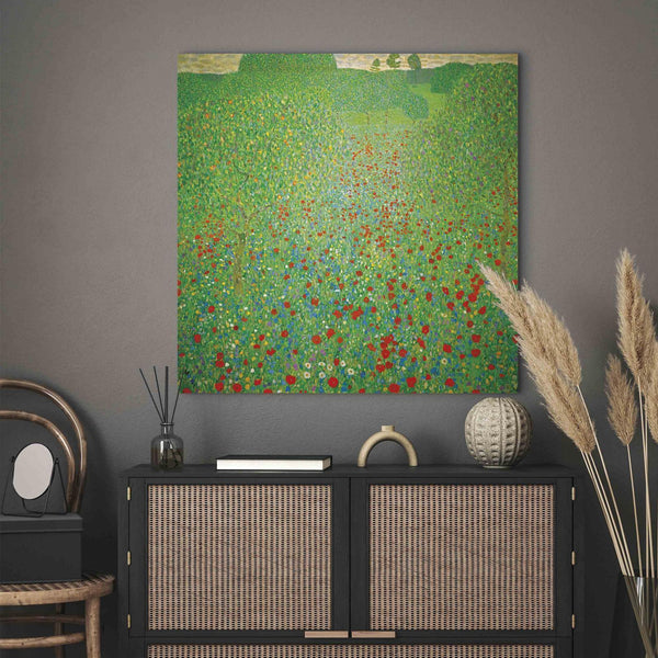 Quadro - Poppy Field (Gustav Klimt)