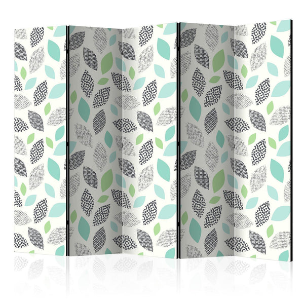 Separè per interni - Patterned Leaves [Room Dividers]