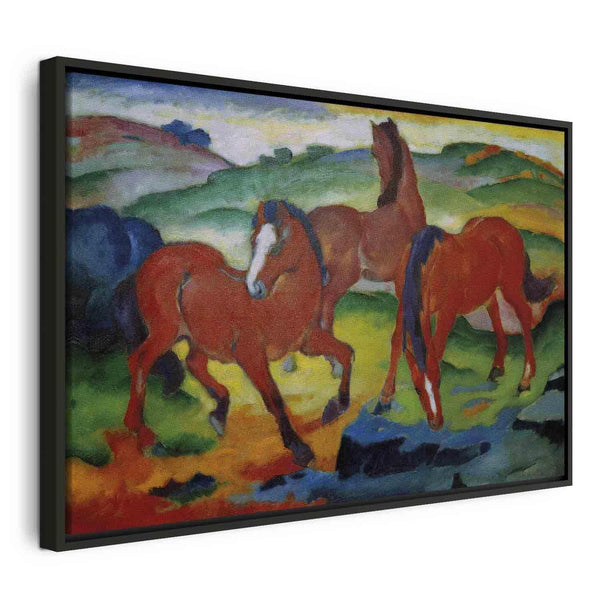 Quadro - The Red Horses (Grazing Horses IV) (Franz Marc)