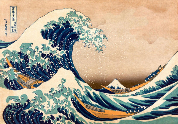 Carta da parati - Hokusai: The Great Wave off Kanagawa (Reproduction)