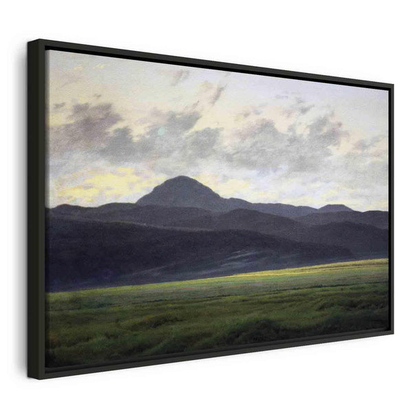 Quadro - Berglandschaft in Böhmen (Caspar David Friedrich)