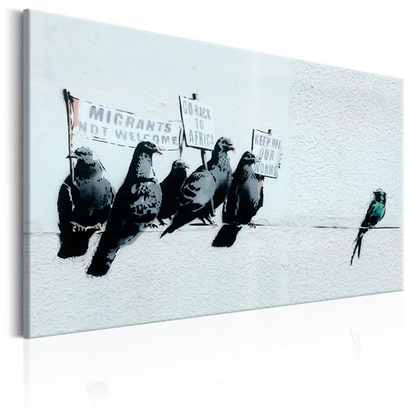 Quadro - Protesting Birds by Banksy