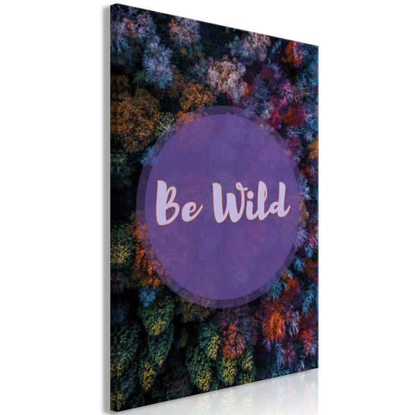 Quadro - Be Wild (1 Part) Vertical