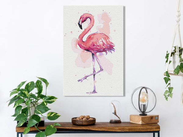 Quadro fai da te - Friendly Flamingo