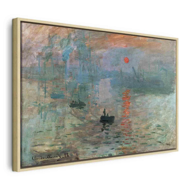 Quadro - Impression, Sunrise - Claude Monet’s Painted Landscape of the Port