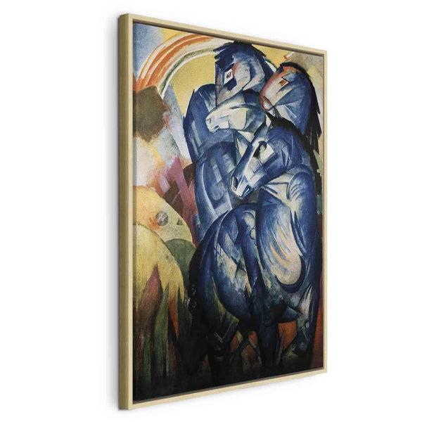 Quadro - The tower of blue horses (Franz Marc)