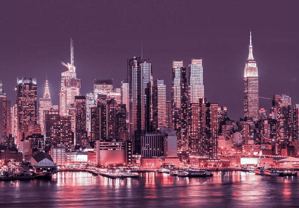 Carta da parati - NYC: Purple Nights