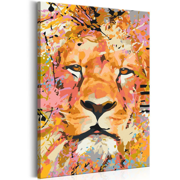 Quadro fai da te - Watchful Lion