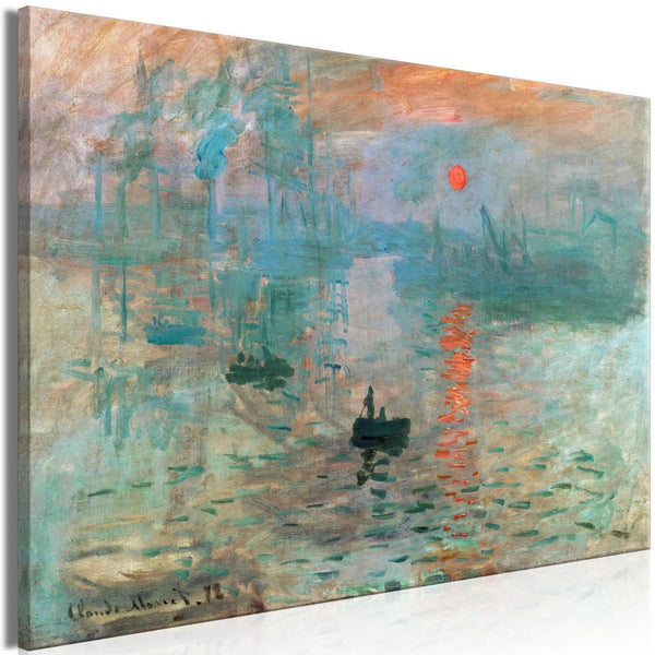 Quadro - Impression, Sunrise - Claude Monet’s Painted Landscape of the Port