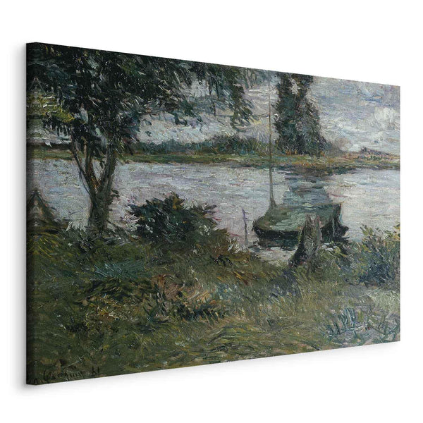 Quadro - Flußufer (Paul Gauguin)