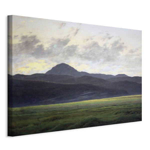 Quadro - Berglandschaft in Böhmen (Caspar David Friedrich)