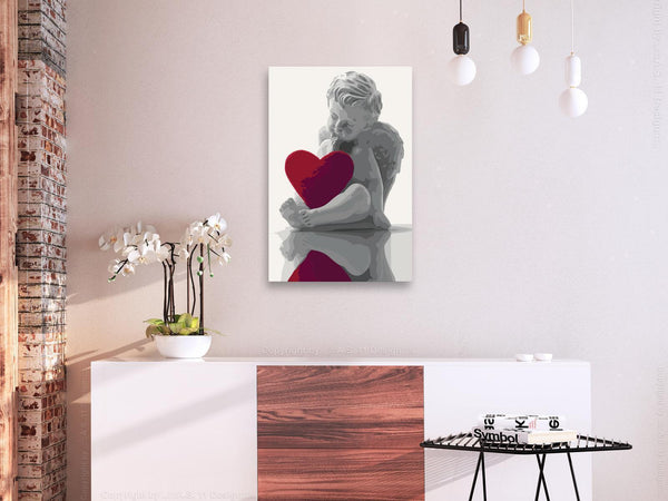 Quadro fai da te - Angel (Red Heart)