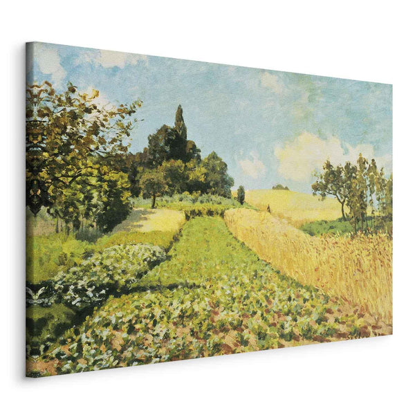 Quadro - Wheat field (Alfred Sisley)