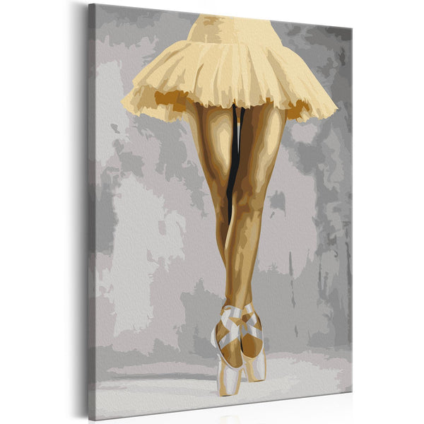 Quadro fai da te - Yellow Ballerina