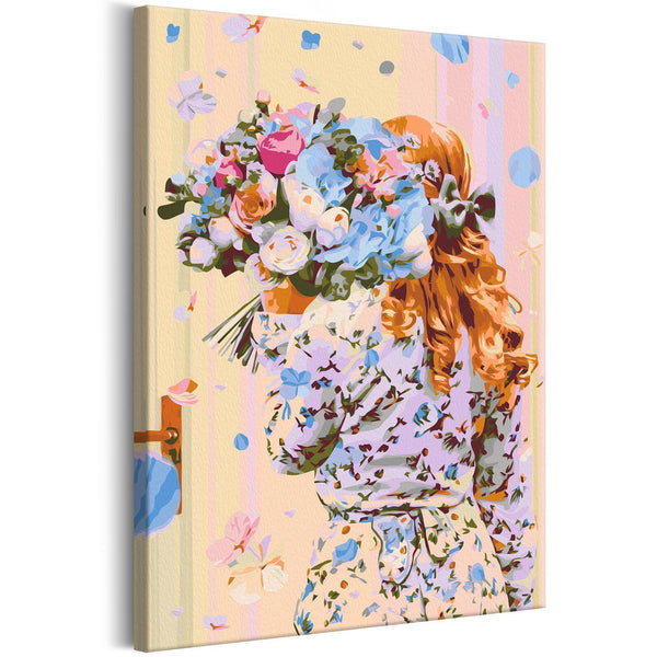 Quadro fai da te - Hydrangea Girl