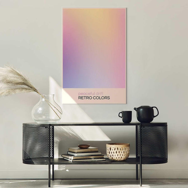 Quadro - Peaceful Drift - Delicate Pastel Shades Creating a Harmonious Whole