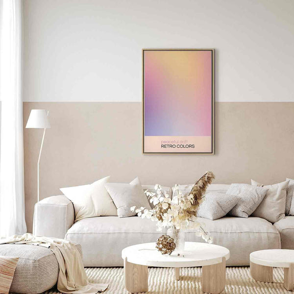 Quadro - Peaceful Drift - Delicate Pastel Shades Creating a Harmonious Whole