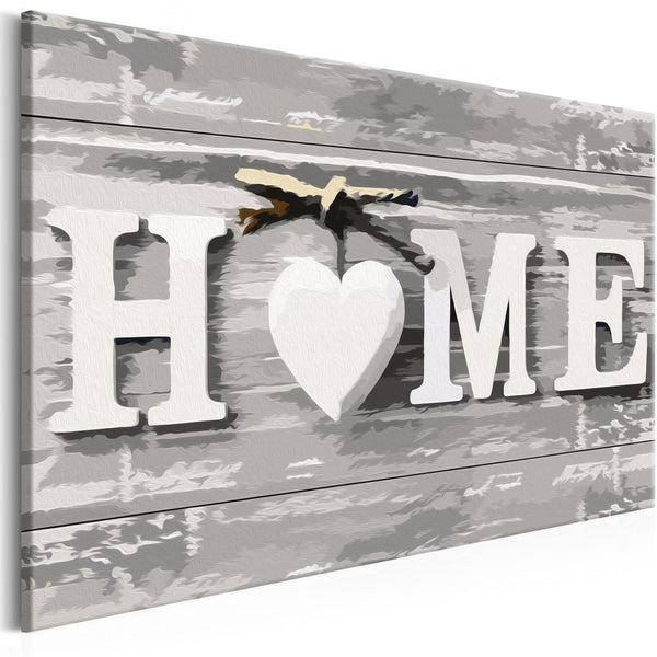 Quadro fai da te - Home (Letters)