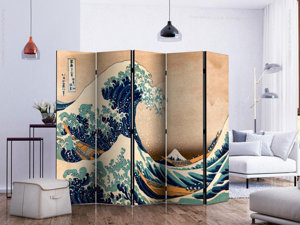 Paravento - Hokusai: The Great Wave off Kanagawa (Reproduction) II