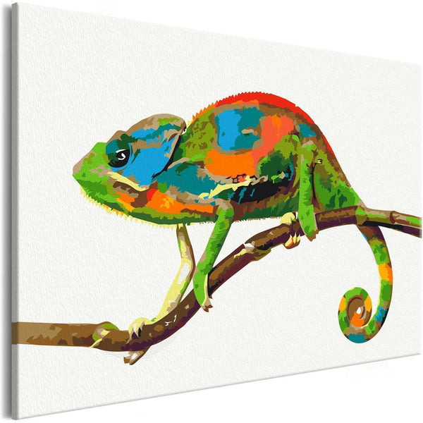 Quadro fai da te - Chameleon