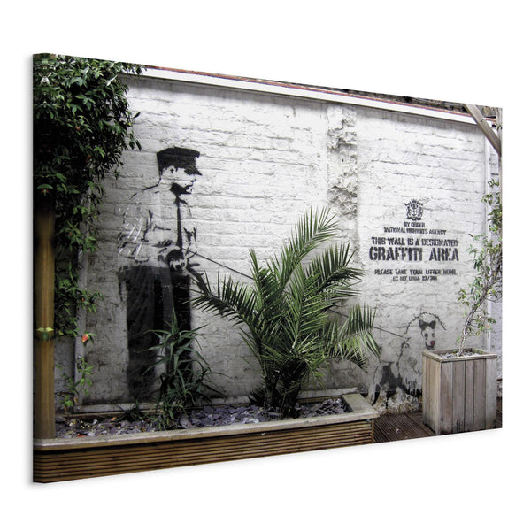 Quadro - Graffiti area (Banksy)