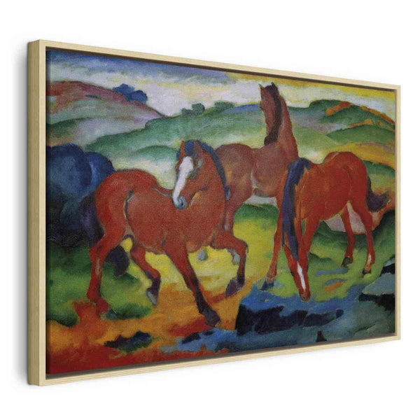 Quadro - The Red Horses (Grazing Horses IV) (Franz Marc)