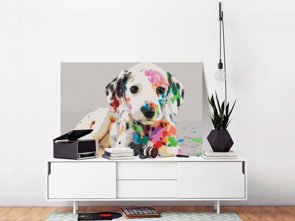 Quadro fai da te - Colourful Puppy