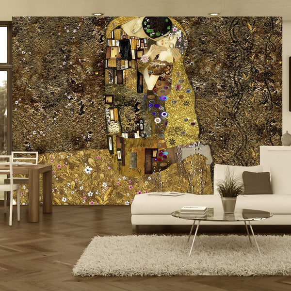 Carta da parati - Klimt inspiration: Golden Kiss