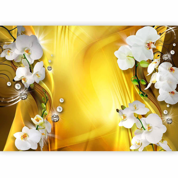 Carta da parati - Orchid in Gold