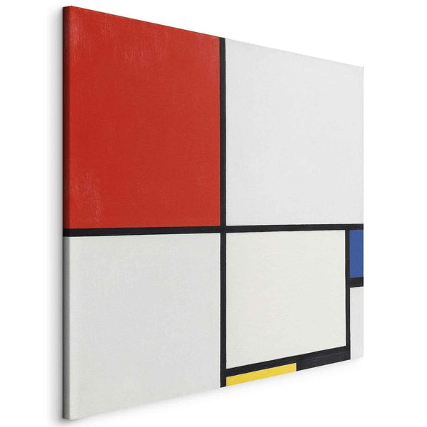 Quadro - Composition No III, with red, blue, yellow and black (Piet Mondrian)