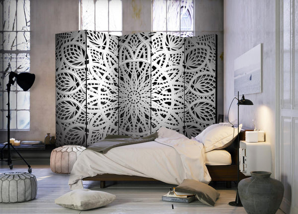 Separè per interni - White Mandala II [Room Dividers]