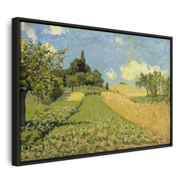 Quadro - The Cornfield (near Argenteuil) (Alfred Sisley)