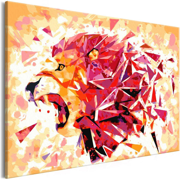 Quadro fai da te - Abstract Lion