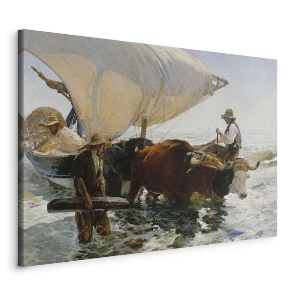 Quadro - The Return from Fishing (Joaquín Sorolla y Bastida)