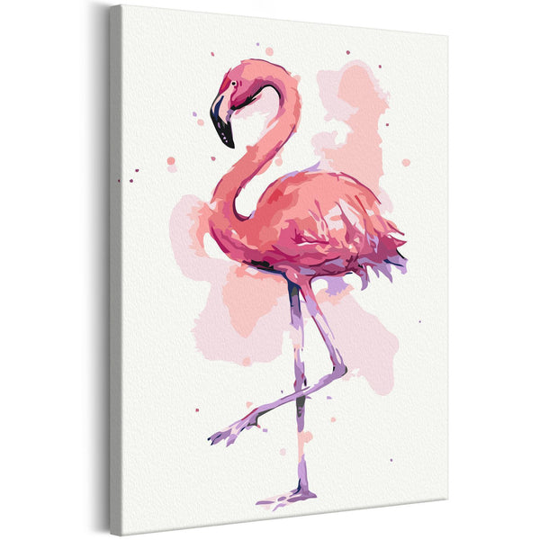 Quadro fai da te - Friendly Flamingo