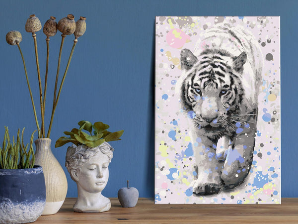 Quadro fai da te - White Tiger