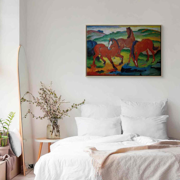 Quadro - The Red Horses (Grazing Horses IV) (Franz Marc)