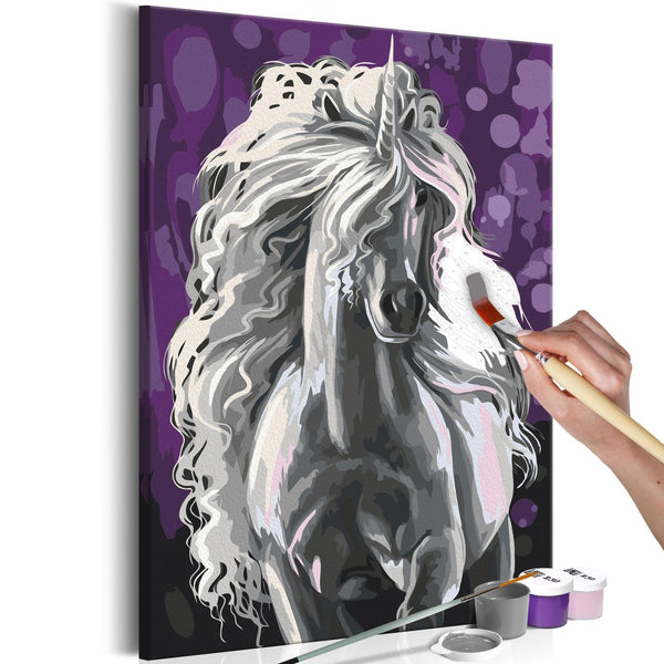 Quadro fai da te - White Unicorn